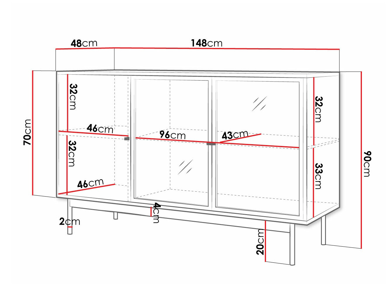 Sideboard Comfivo 420