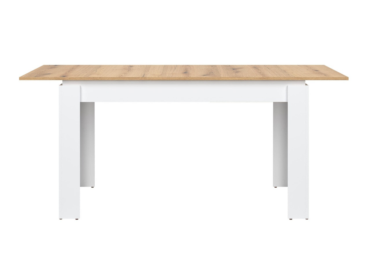 Tisch Catelbi 116 (Weiss + Eiche)