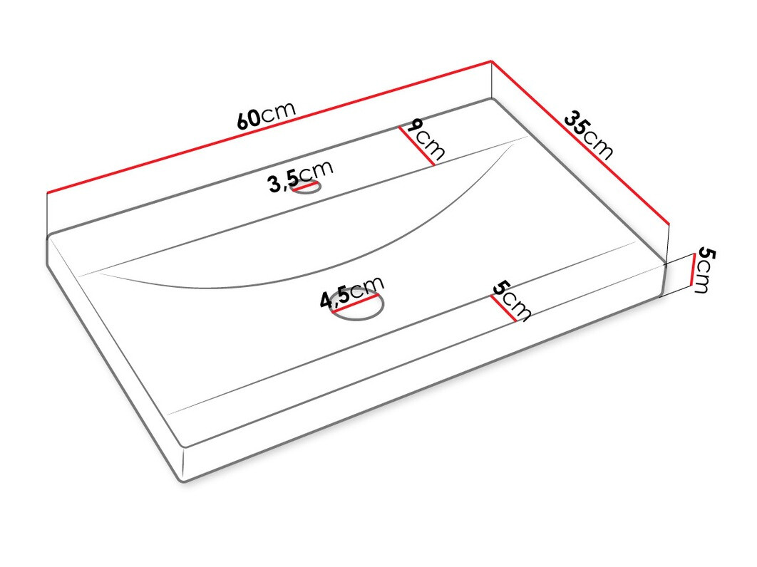 Badezimmer-Set Comfivo Delphinus IV (Weiss)