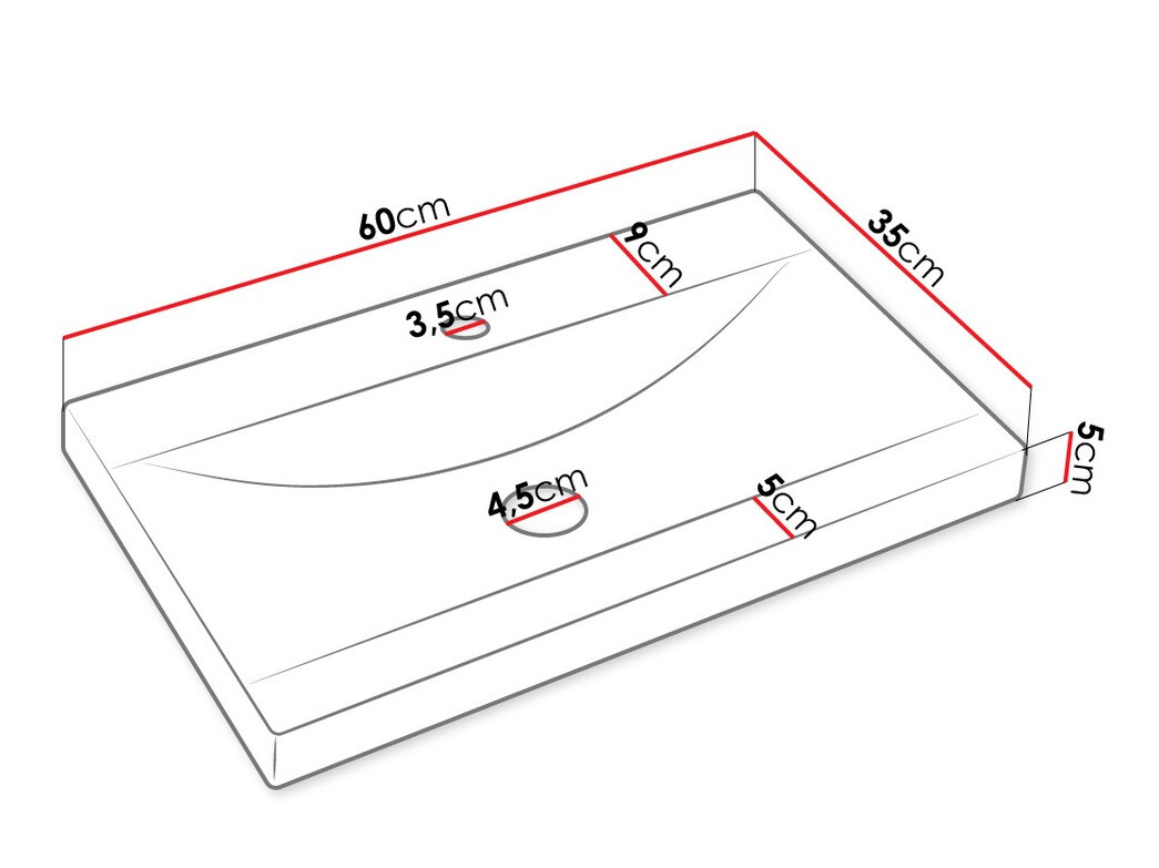 Badezimmer-Set Comfivo Delphinus VI (Weiss)