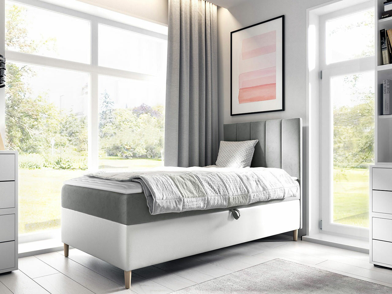 Boxspringbett Lucus VI (Soft 017 + Fresh 14)