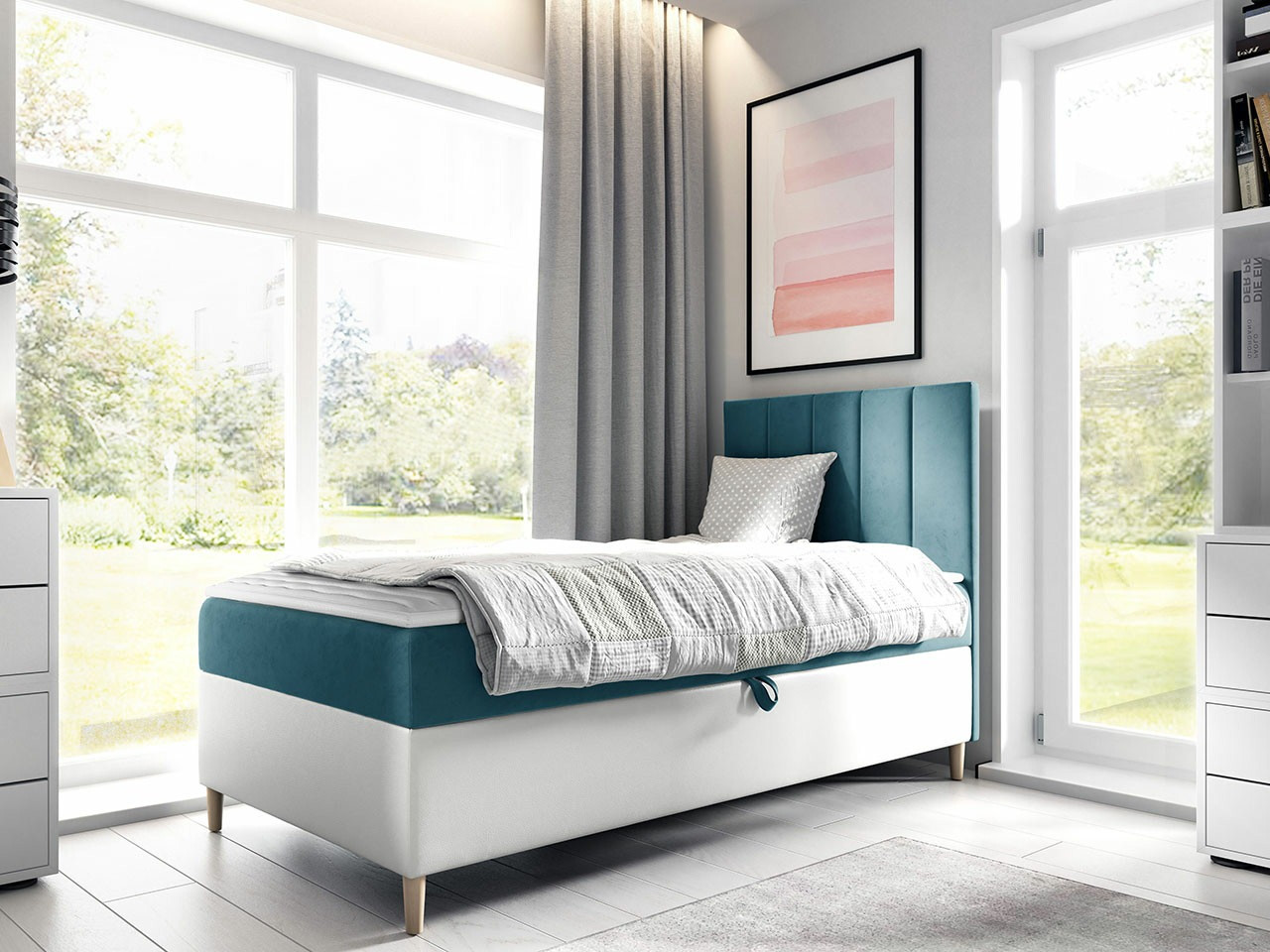 Boxspringbett Lucus VI (Soft 017 + Fresh 34)