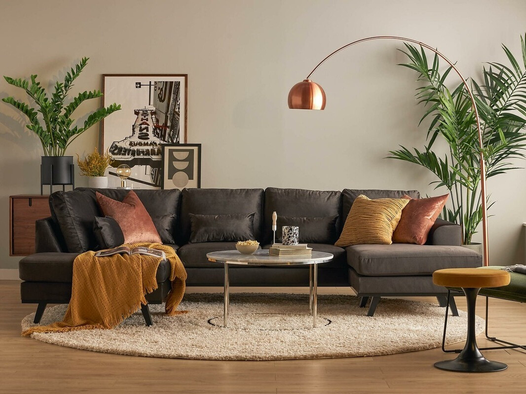 Ecksofa Floromo 121 (Monolith 95)