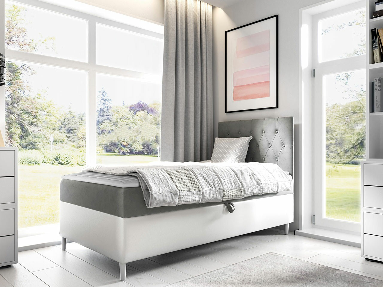 Boxspringbett Baltimore 171 (Soft 017 + Fresh 14)