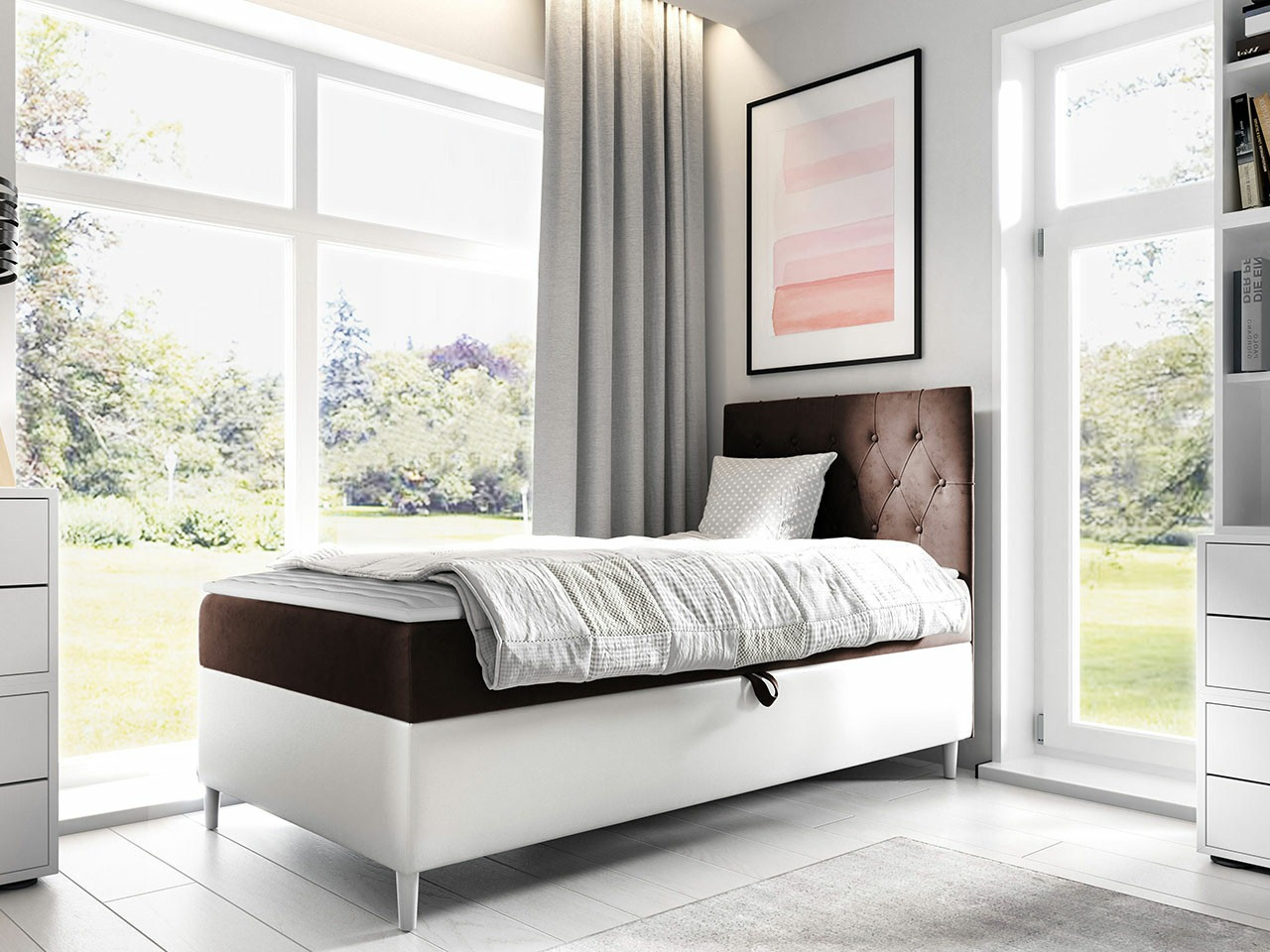 Boxspringbett Baltimore 171 (Soft 017 + Fresh 4)