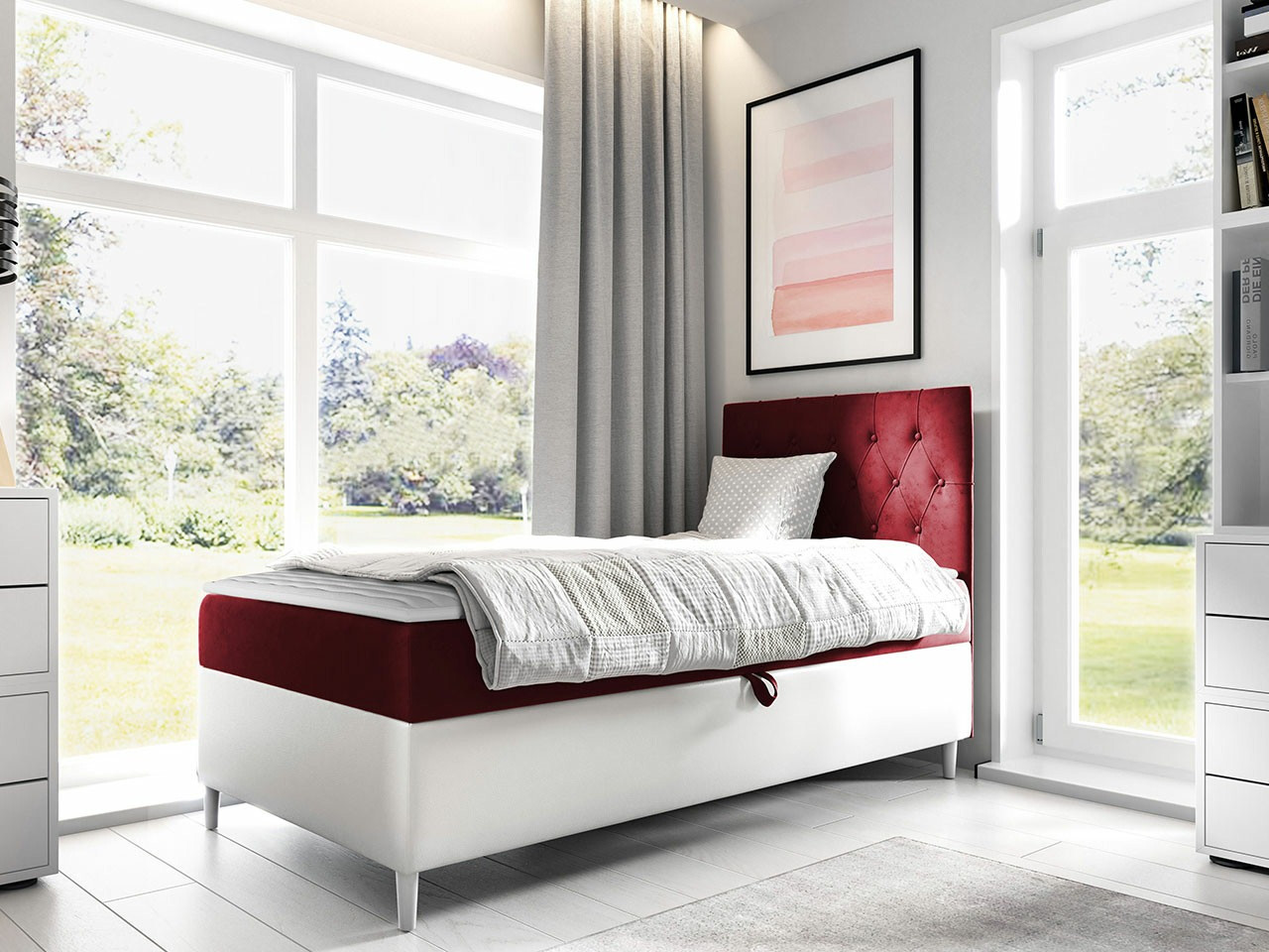 Boxspringbett Baltimore 171 (Soft 017 + Fresh 8)