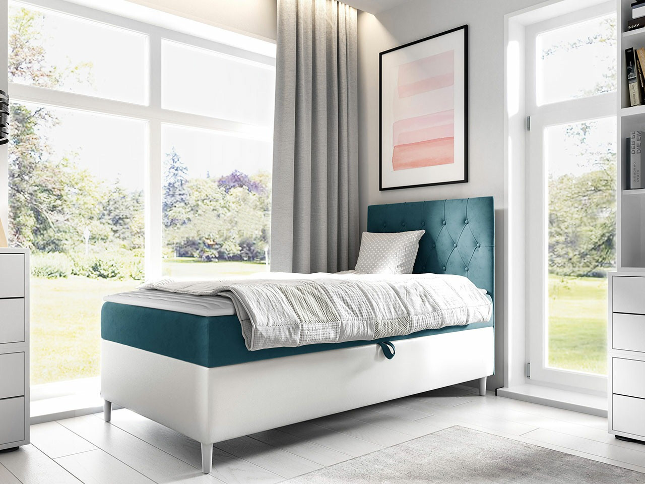 Boxspringbett Lucus VII (Soft 017 + Fresh 34)