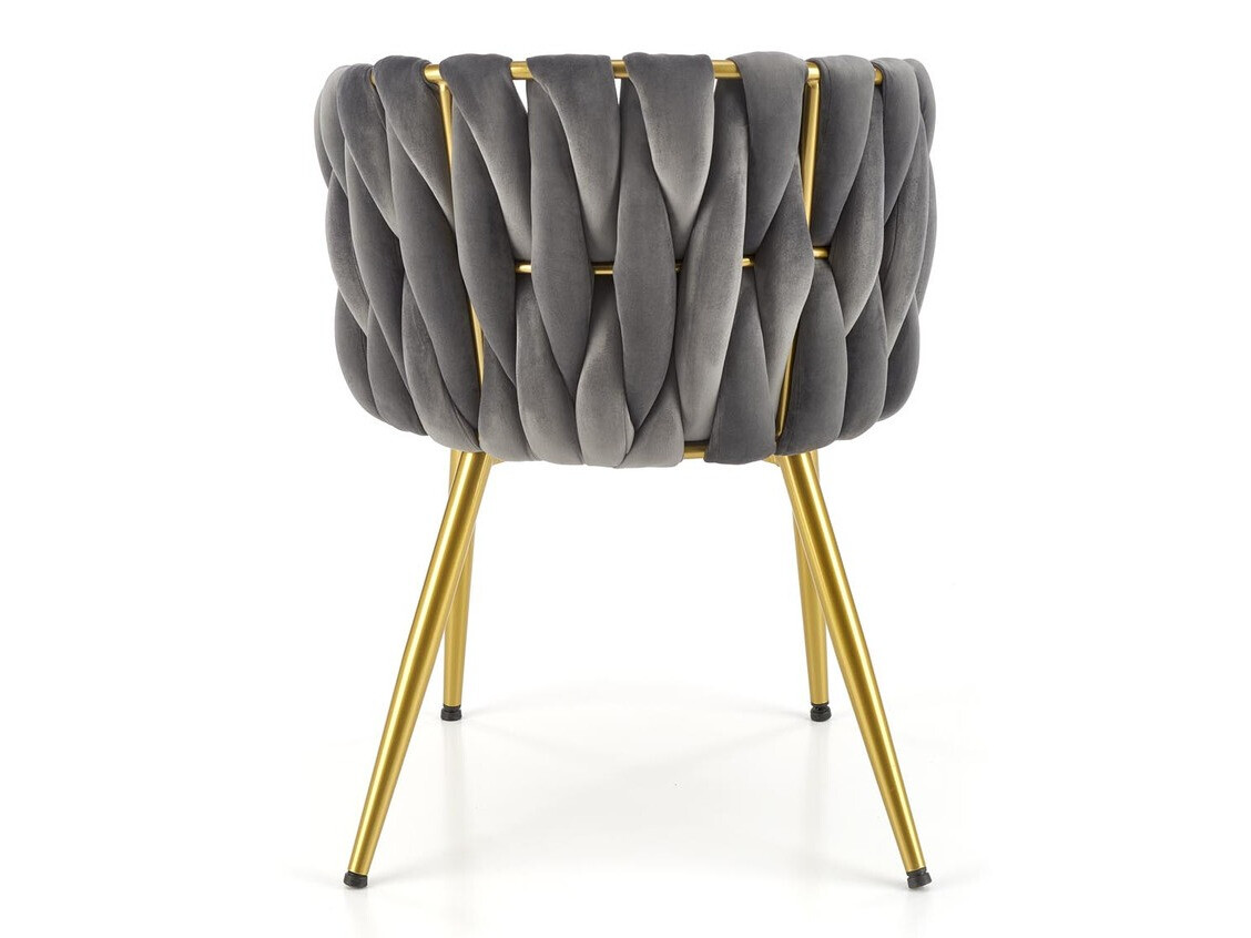 Stuhl Houston 1506 (Grau + Gold)