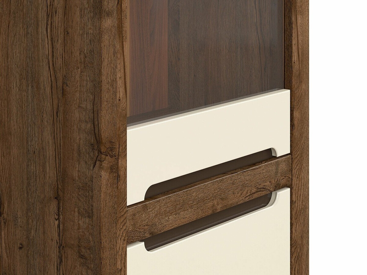 Regal Ophevaru 105 (Cremefarben glänzend + April eiche)
