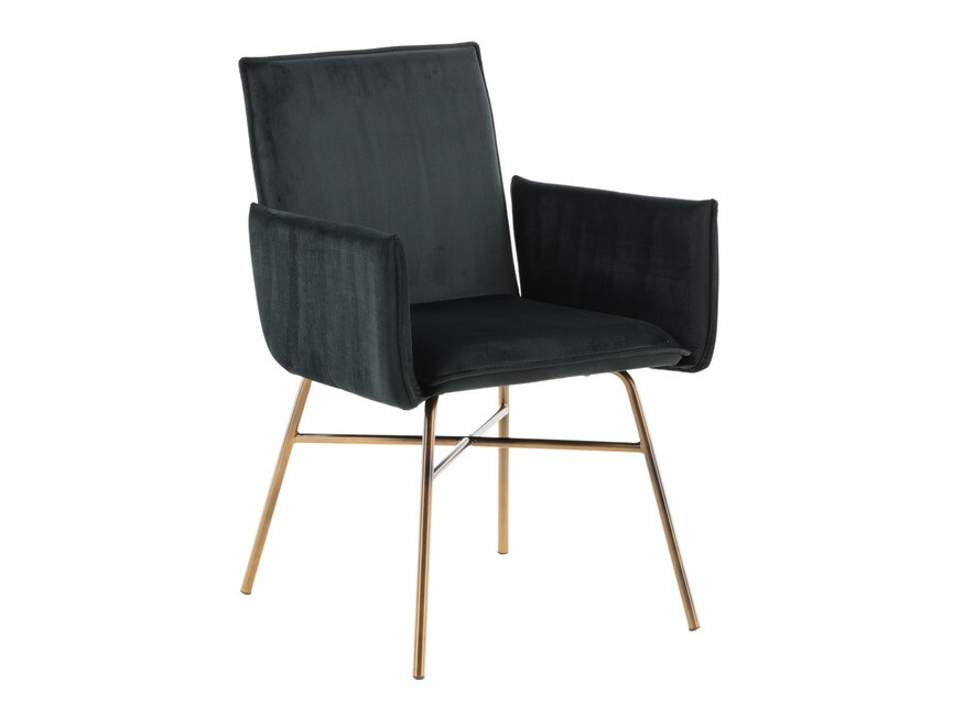 Essgruppe Dallas 2618 (Schwarz + Messing)