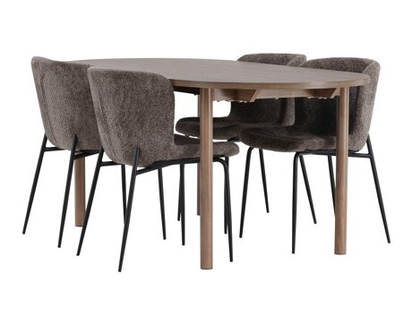 Essgruppe Dallas 4132 (Braun + Schwarz)