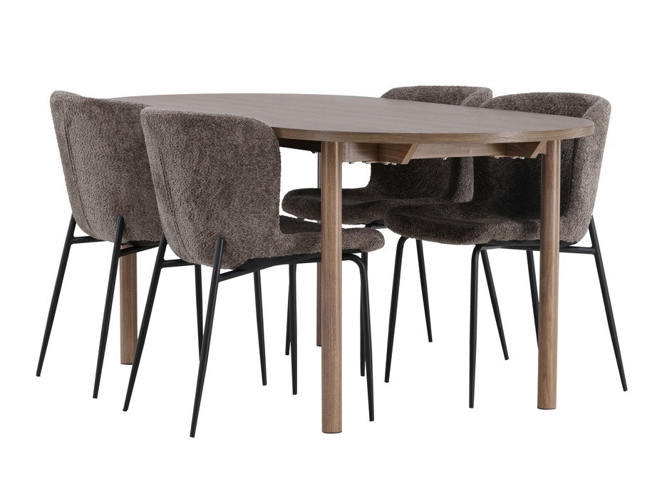 Essgruppe Dallas 4132 (Braun + Schwarz)