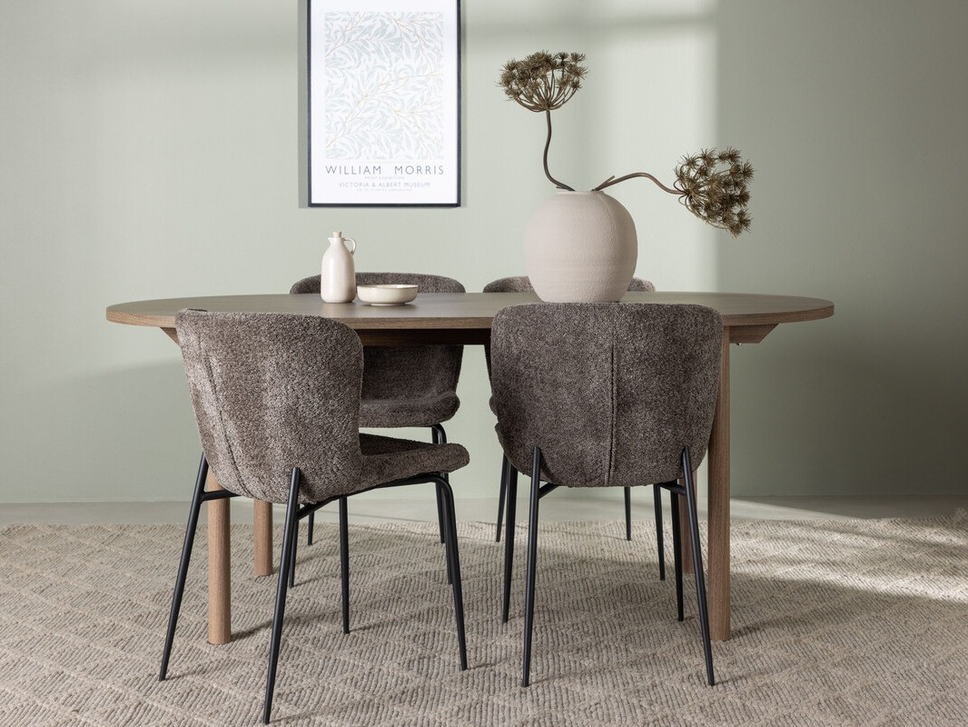 Essgruppe Dallas 4132 (Braun + Schwarz)