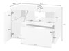 Hängeschrank für Waschbecken Soncamu 107 (Weiss)