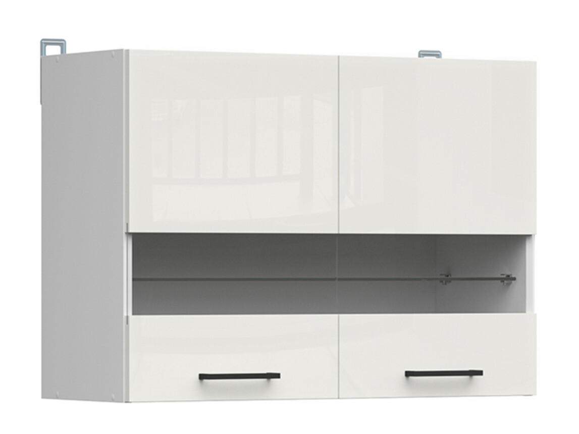 Modularer Wandschrank Line White 107