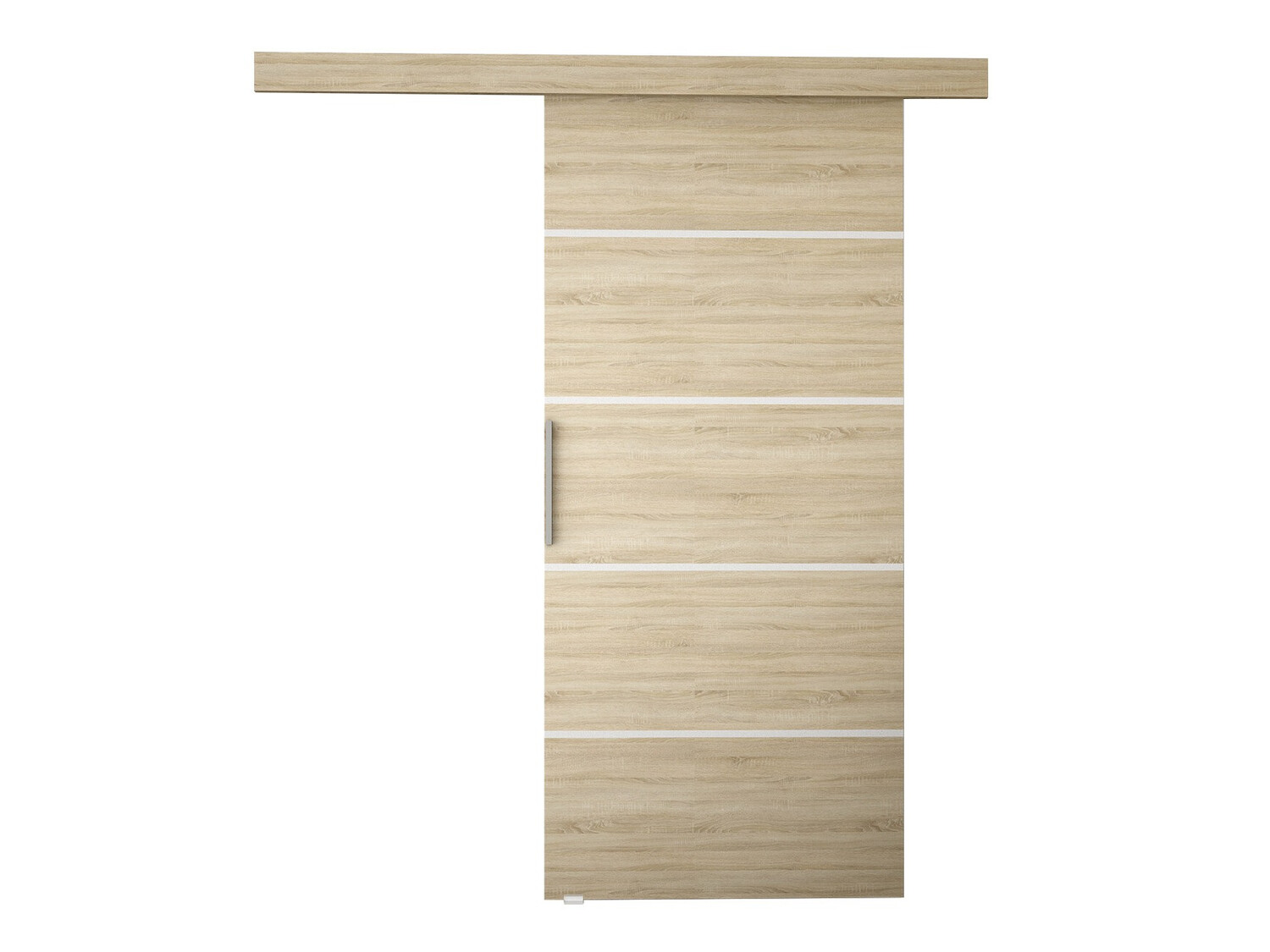 Schwebetür Closico Materia III (Sonoma eichenholz)