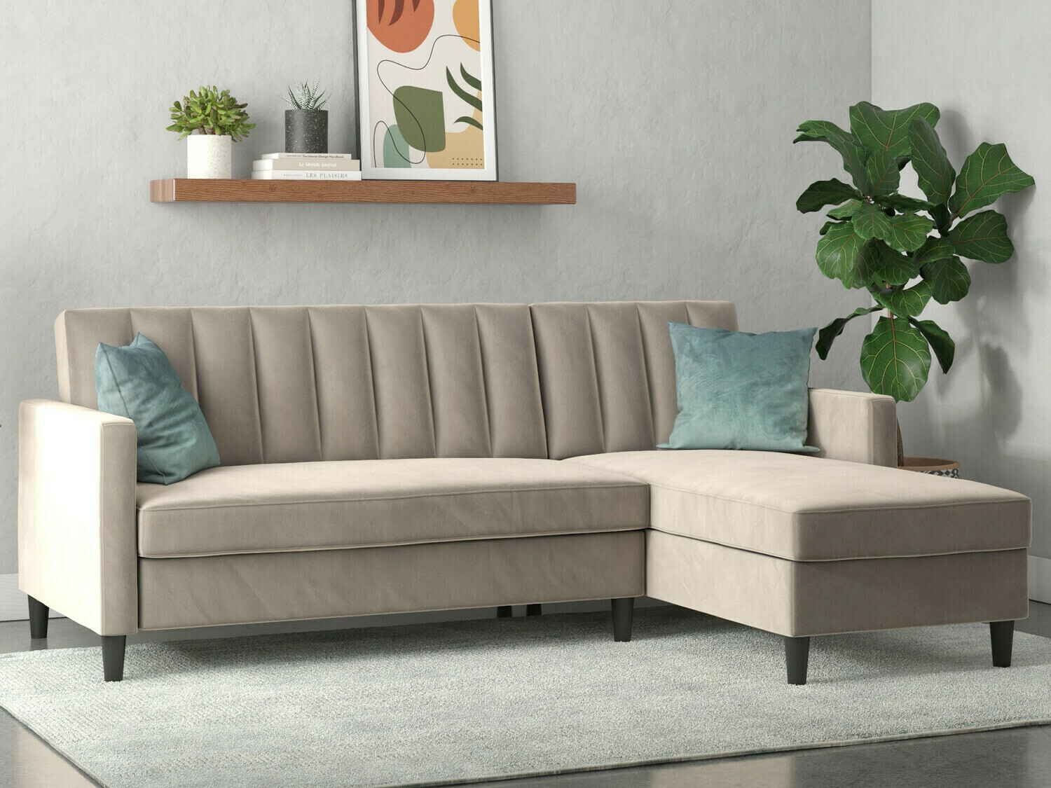 Ecksofa Tulsa 583 (Taupe)