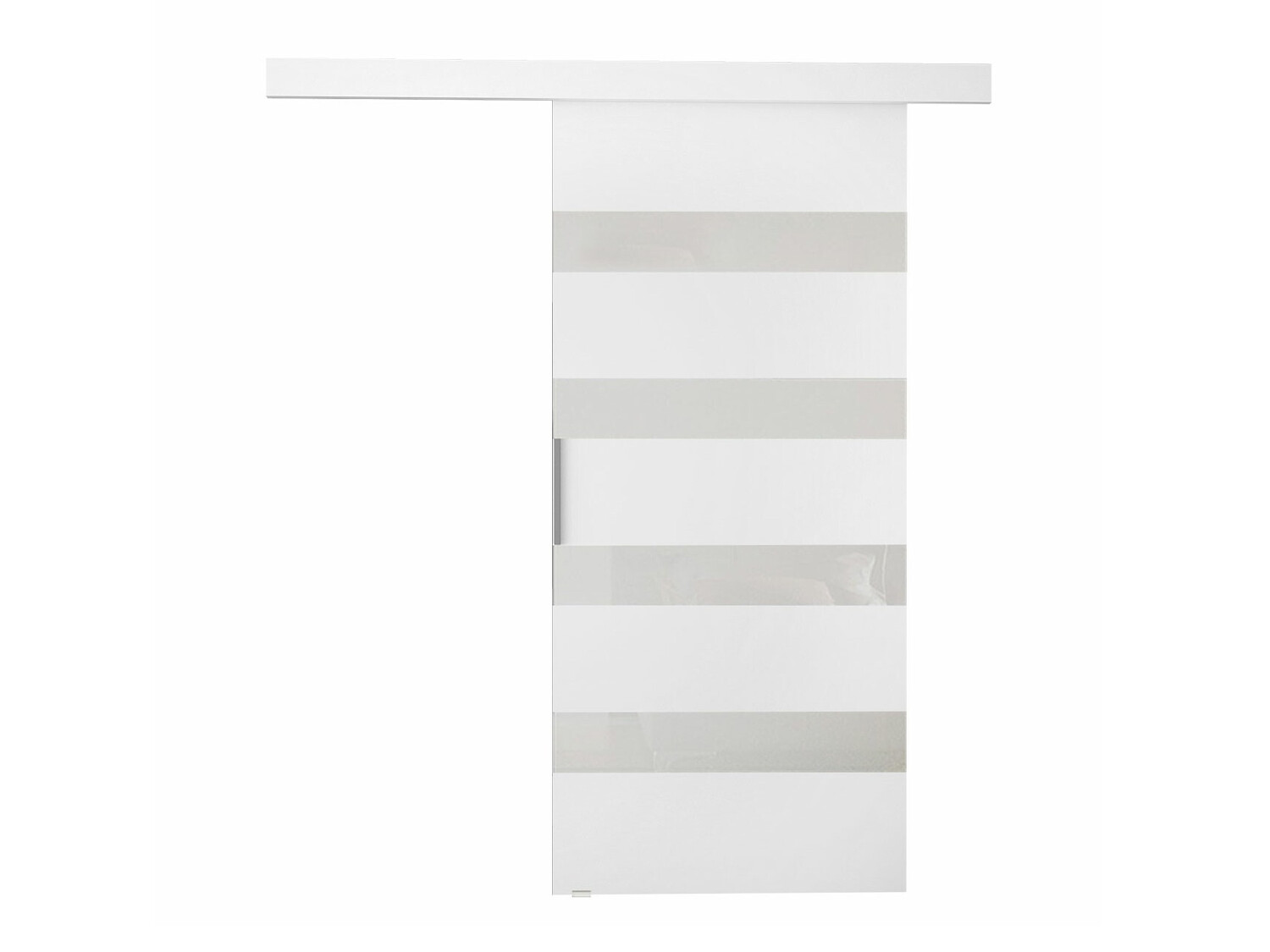 Schwebetür Closico Fundus V (Weiss)