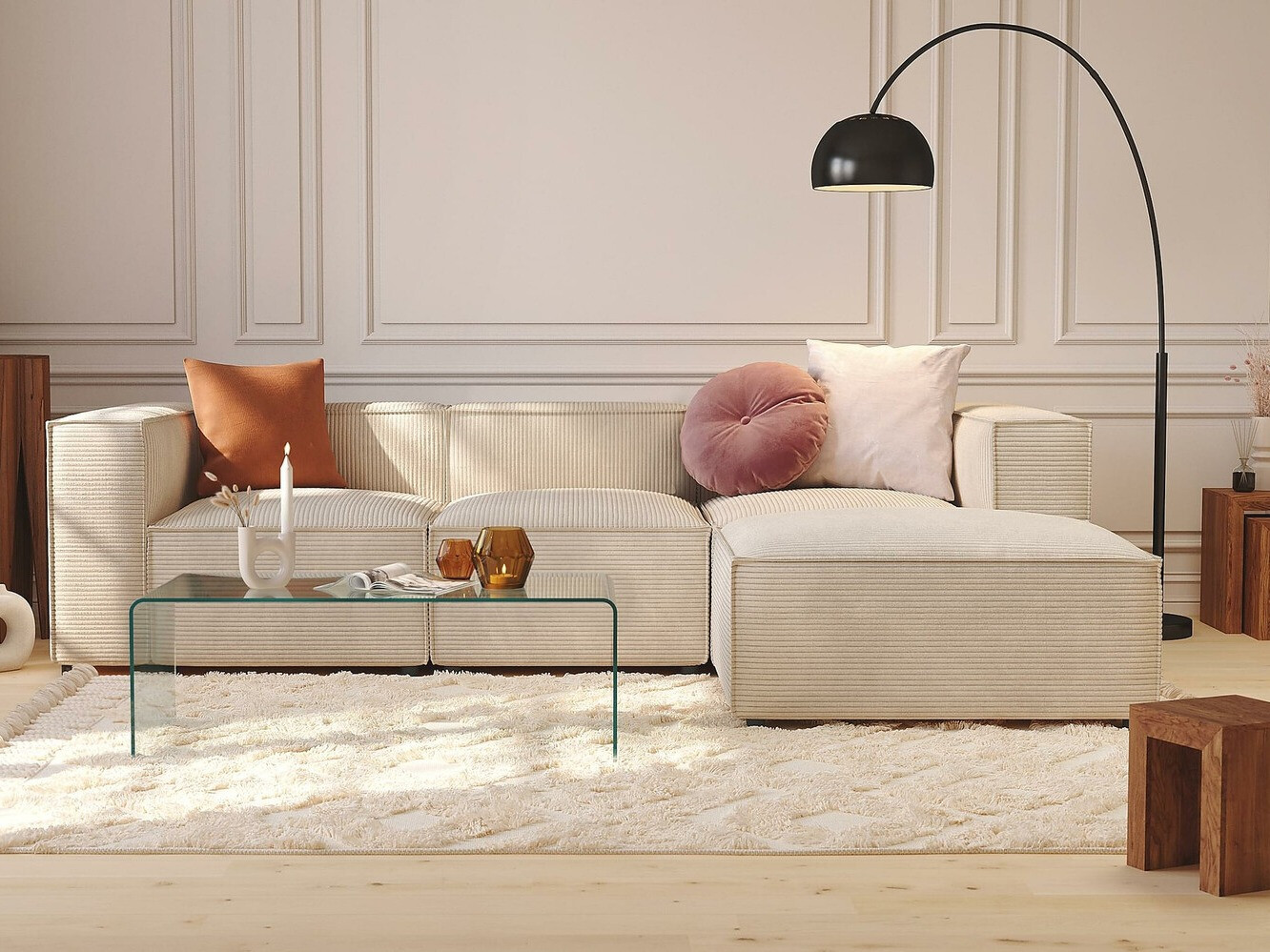 Modulares Ecksofa Torbalo 106 (Lincoln 03)