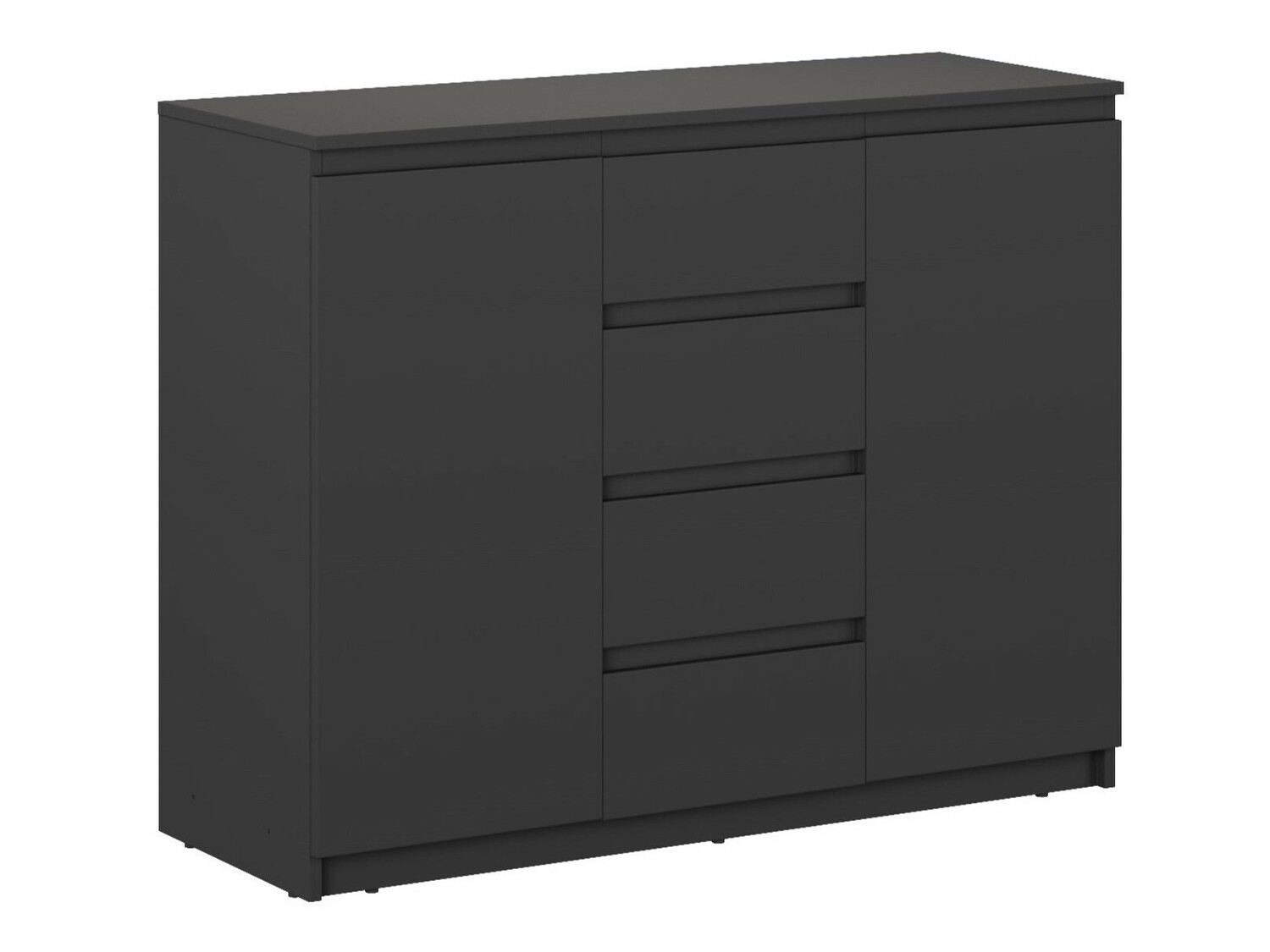 Kommode Cirdelu 105 (Schwarz)