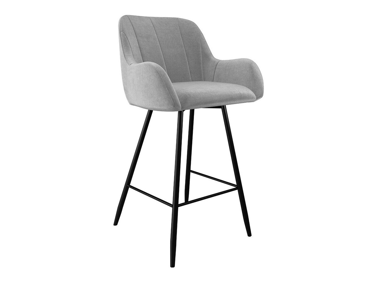 Barstuhl Jackson 102 (Schwarz + Magic Velvet 2240)