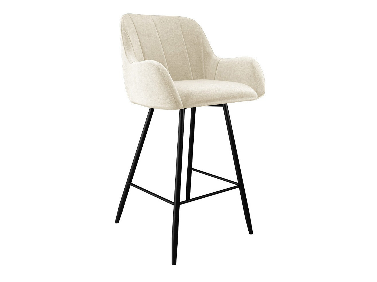 Barstuhl Jackson 102 (Schwarz + Magic Velvet 2250)