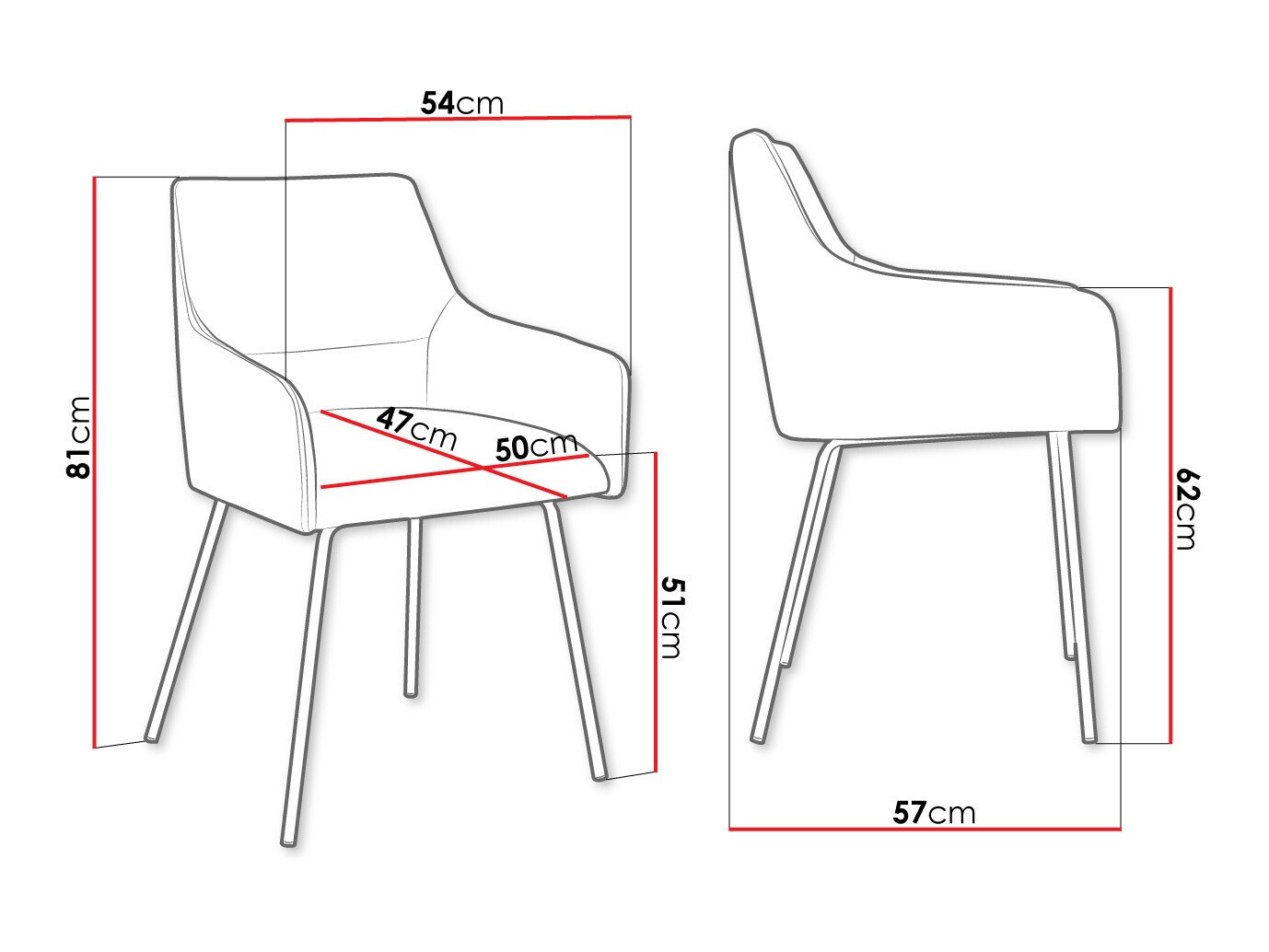 Stuhl Jackson 109 (Magic Velvet 2250)