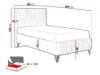 Boxspringbett Logan 112 (Amor Velvet 4328)