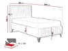 Boxspringbett Logan 112 (Amor Velvet 4328)