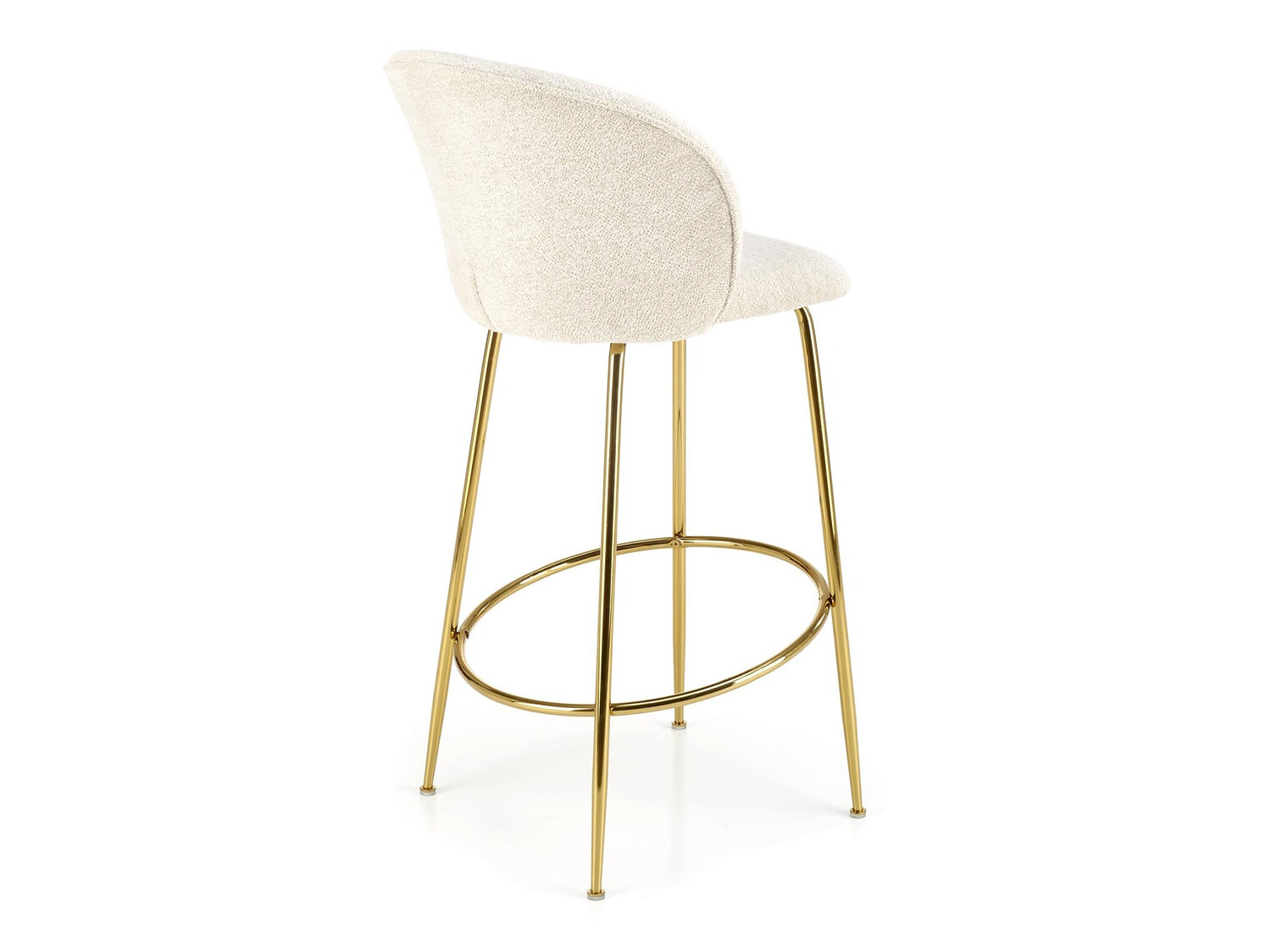 Barstuhl Houston 1554 (Cremefarben + Gold)