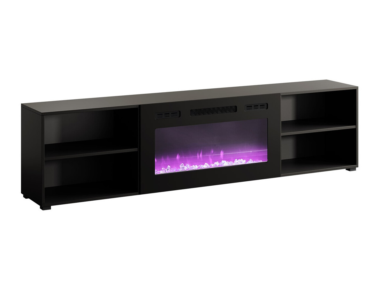 TV-Möbel Charlotte 191 (Schwarz)