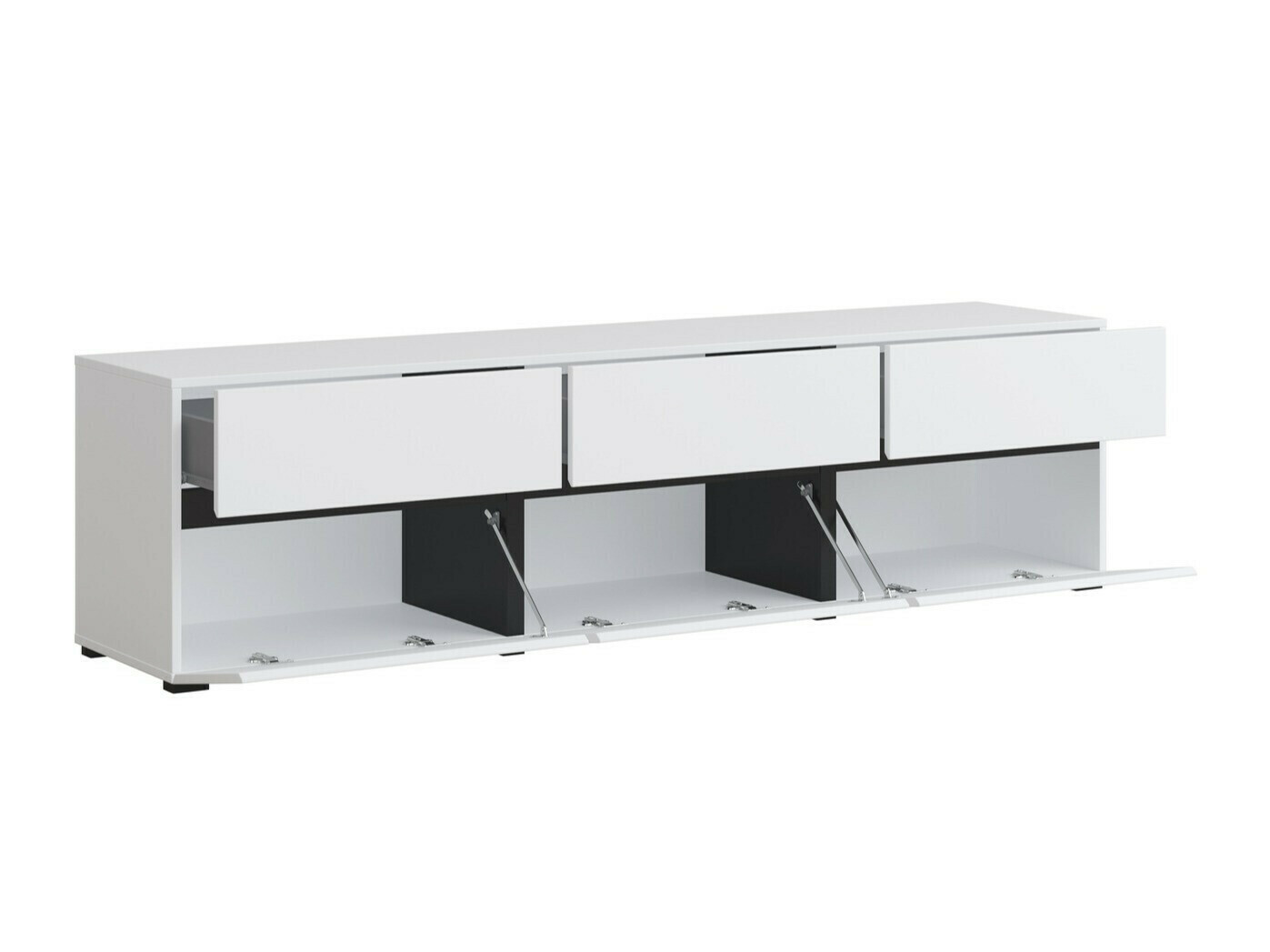Wohnzimmer-Set Alfere 106 (Weiss)