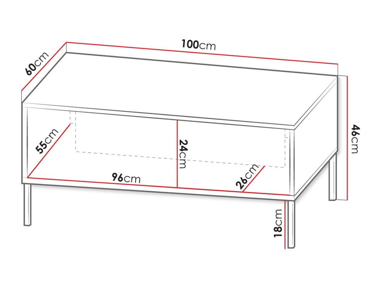 Couchtisch Humanum (Weiss)