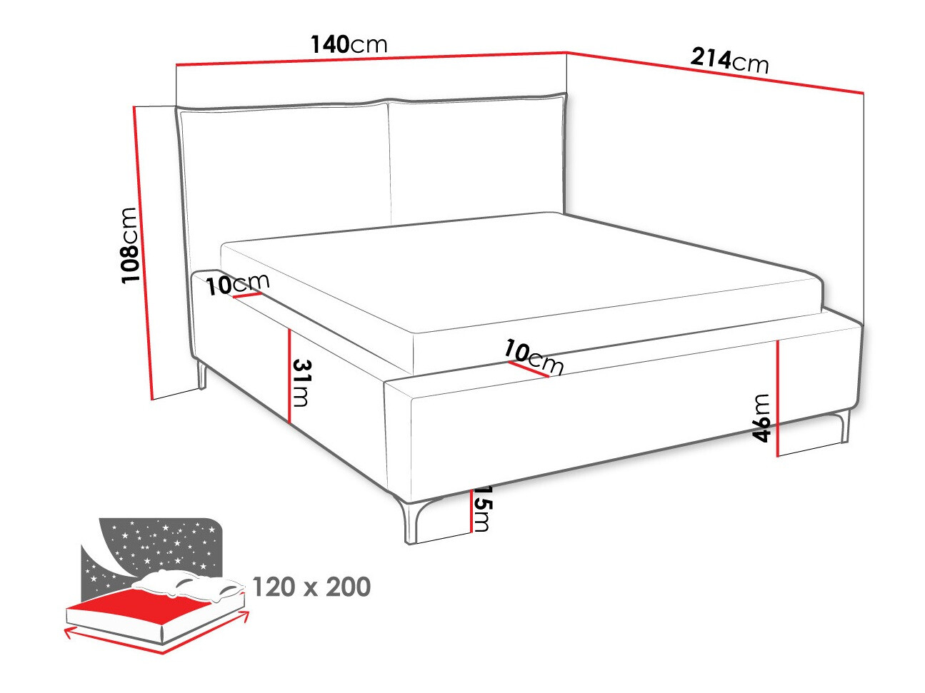 Bett Clovis 113 (Poso 02)