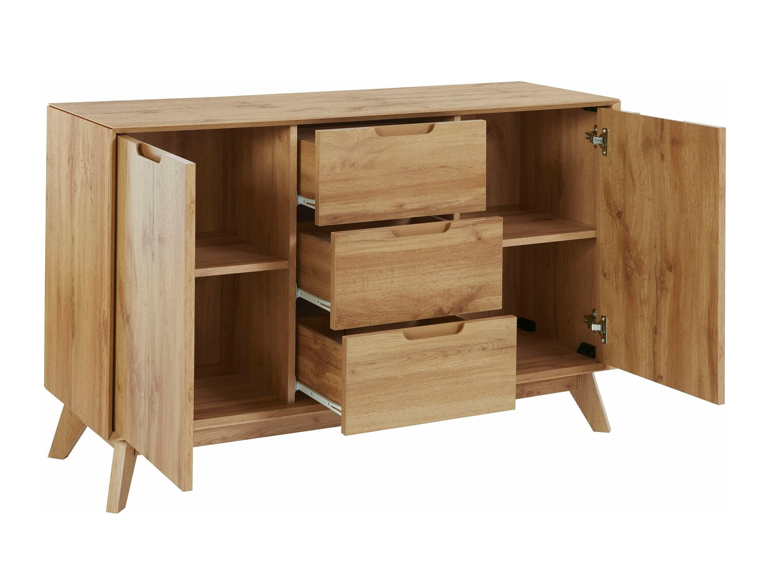 Kommoden Dorvou 100 (Eichenholzoptik)