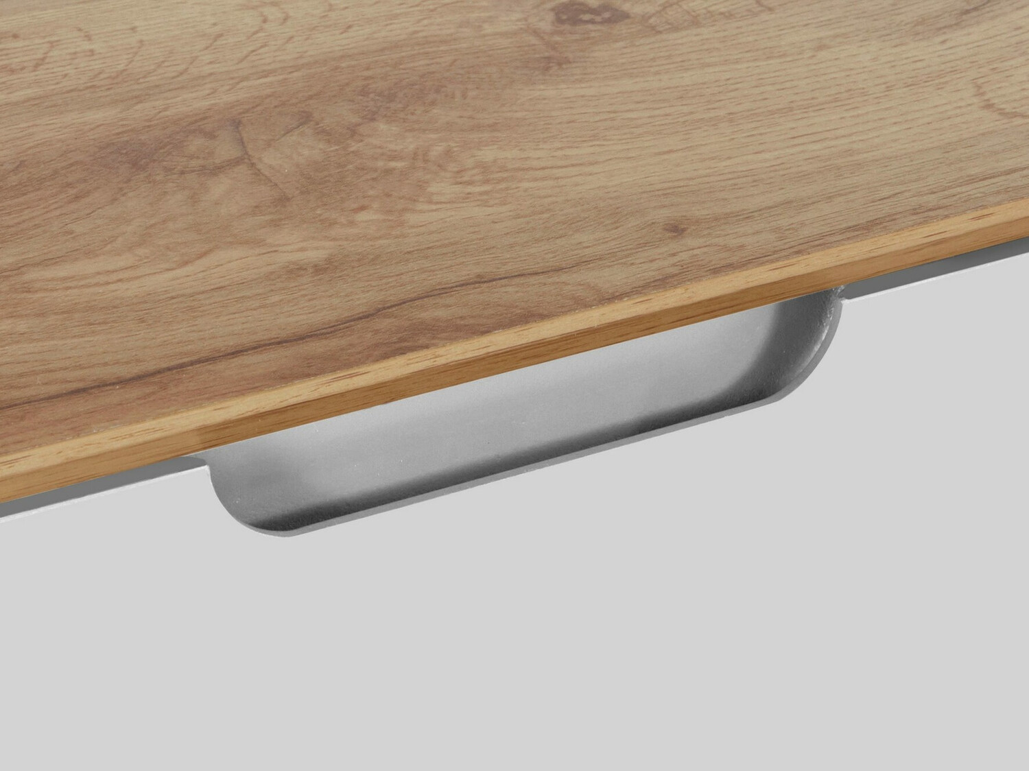 Sideboard Dorvou 101 (Weiss + Eiche)