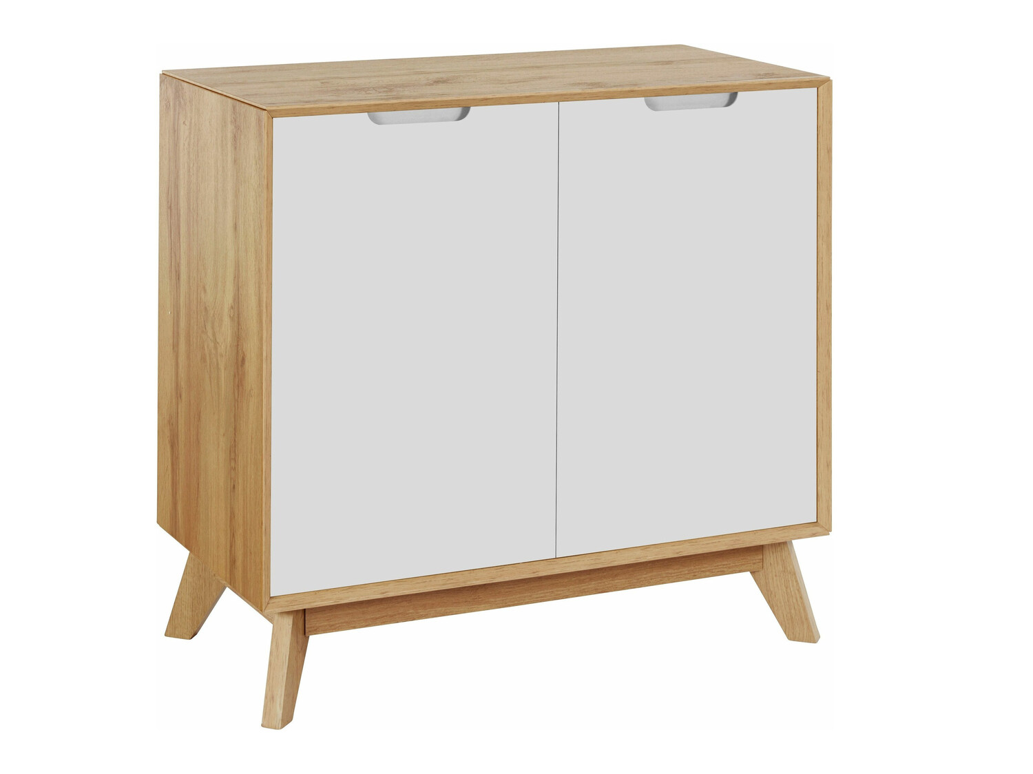 Sideboard Dorvou 101 (Weiss + Eichenholzoptik)