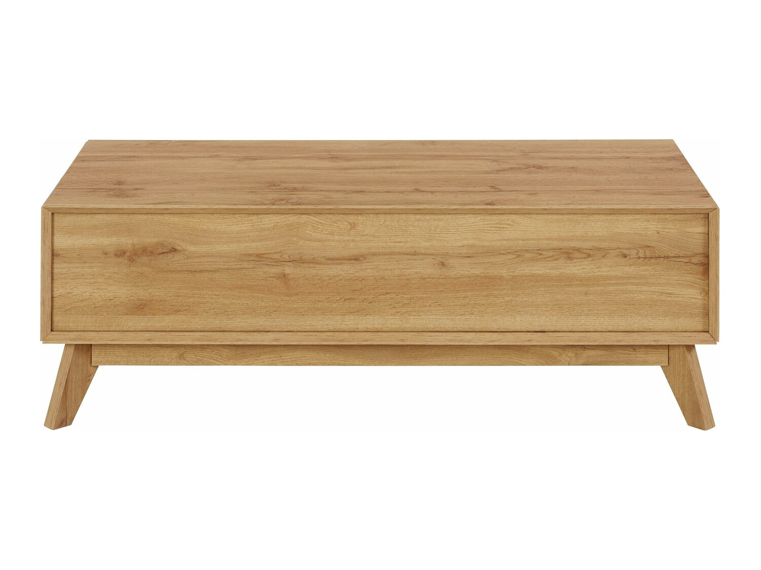 Couchtisch Dorvou 103 (Weiss + Eiche)