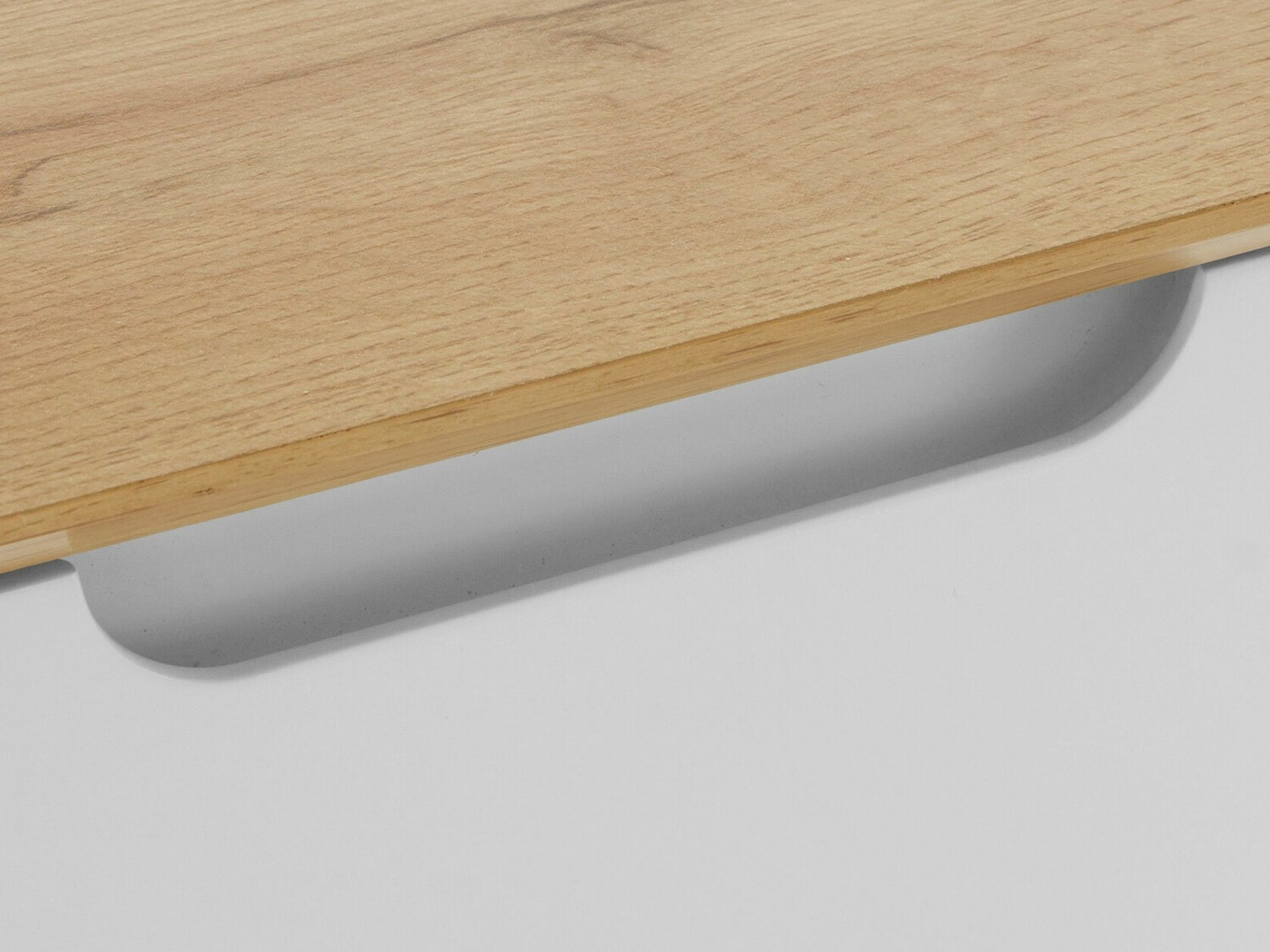 Schuhschrank Dorvou 106 (Weiss + Eiche)