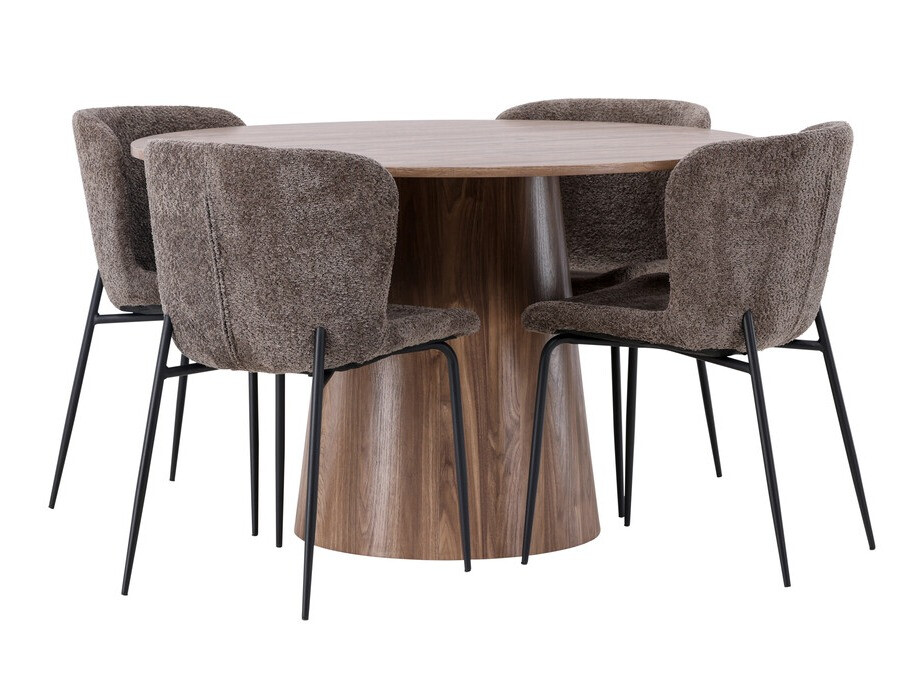 Essgruppe Dallas 4257 (Braun + Schwarz)