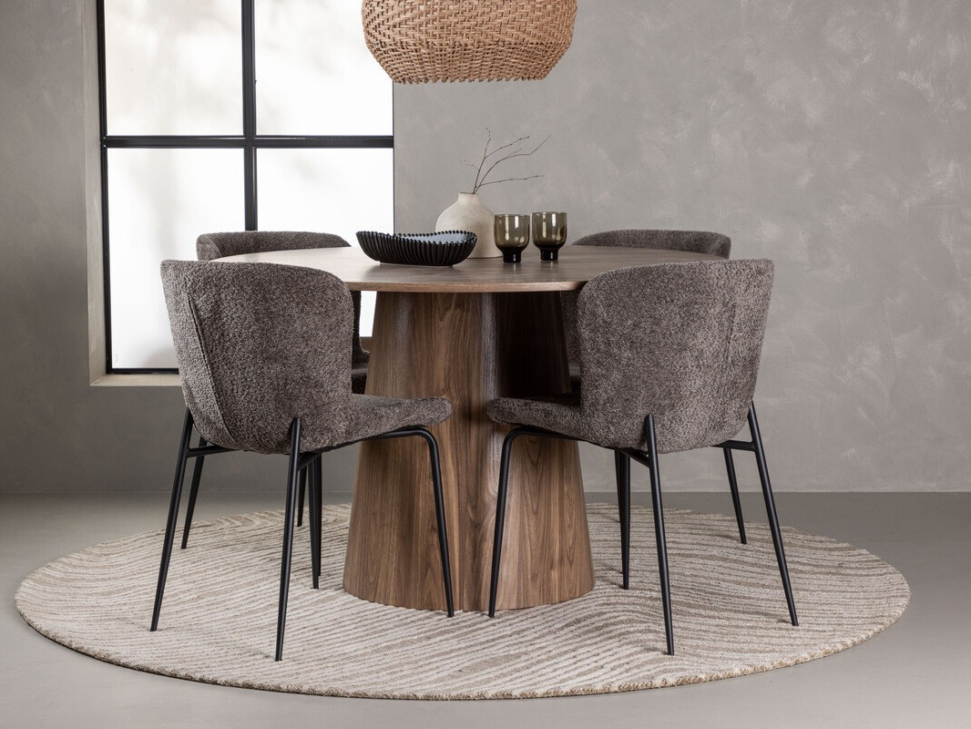 Essgruppe Dallas 4257 (Braun + Schwarz)
