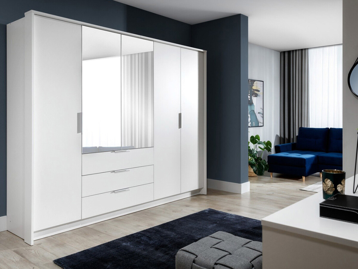 Kleiderschrank Honolulu 136 (Weiss)