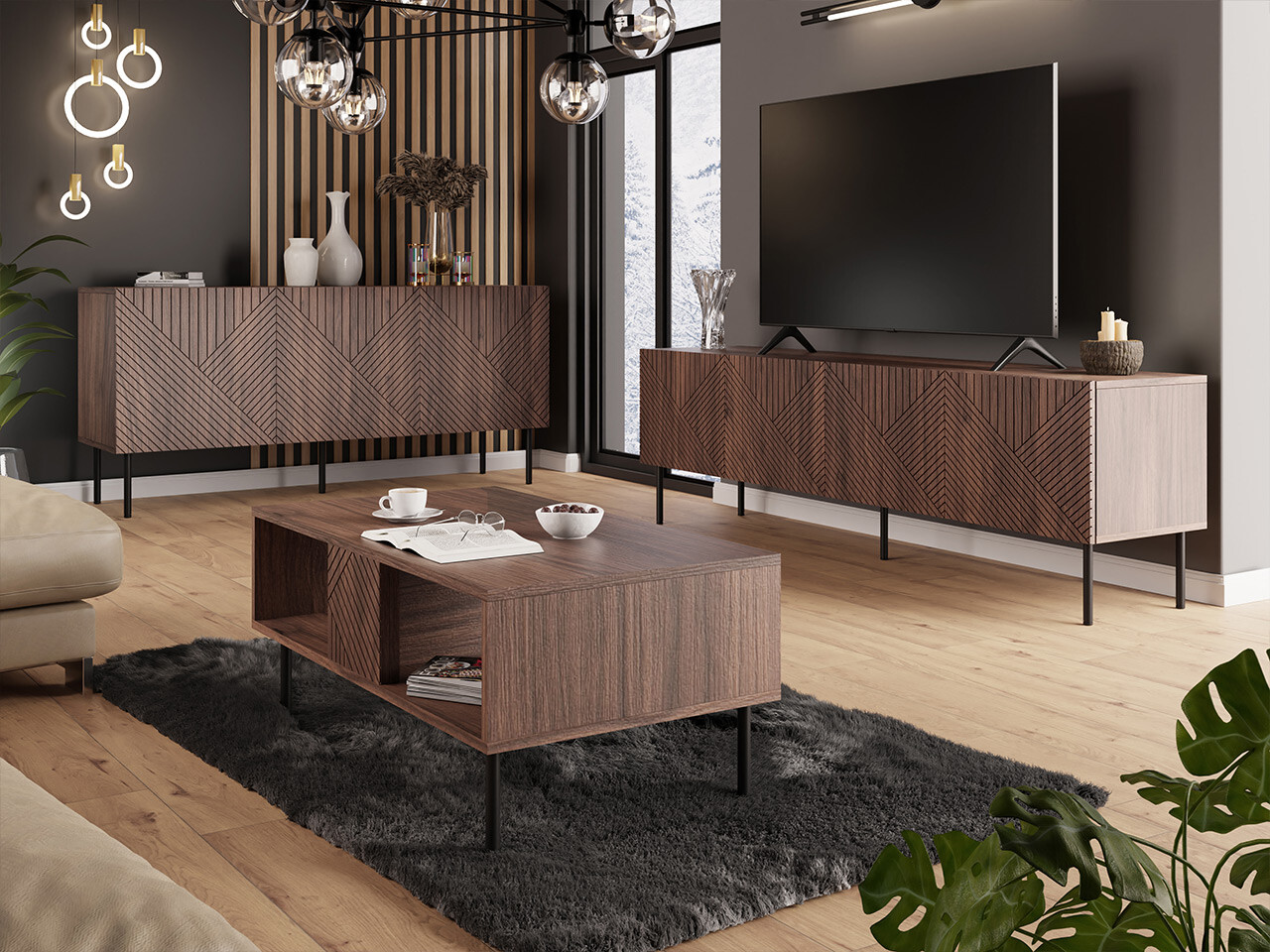 Wohnzimmer-Set Doctrina