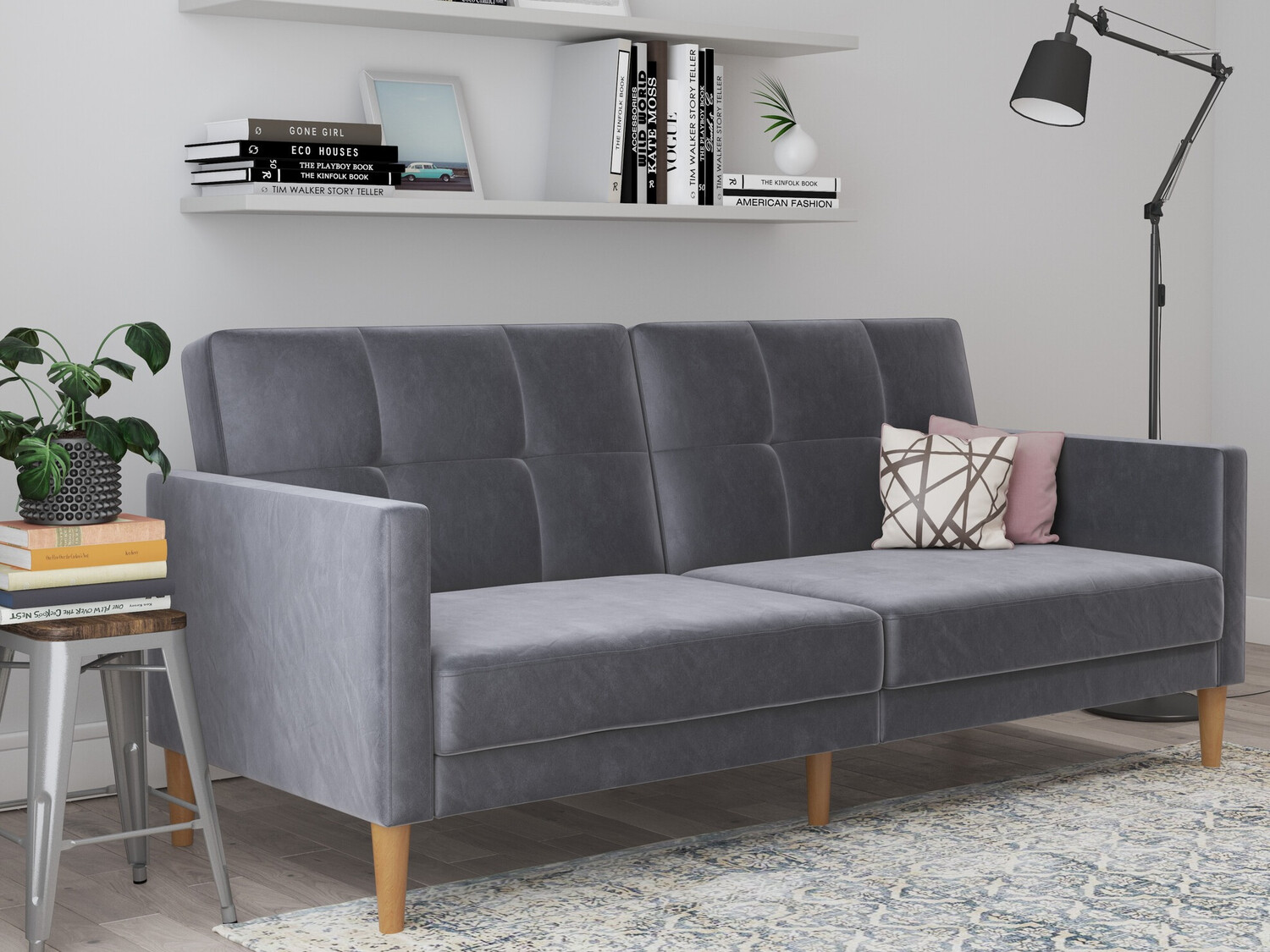 Schlafsofa Denton 1178 (Dunkelgrau)