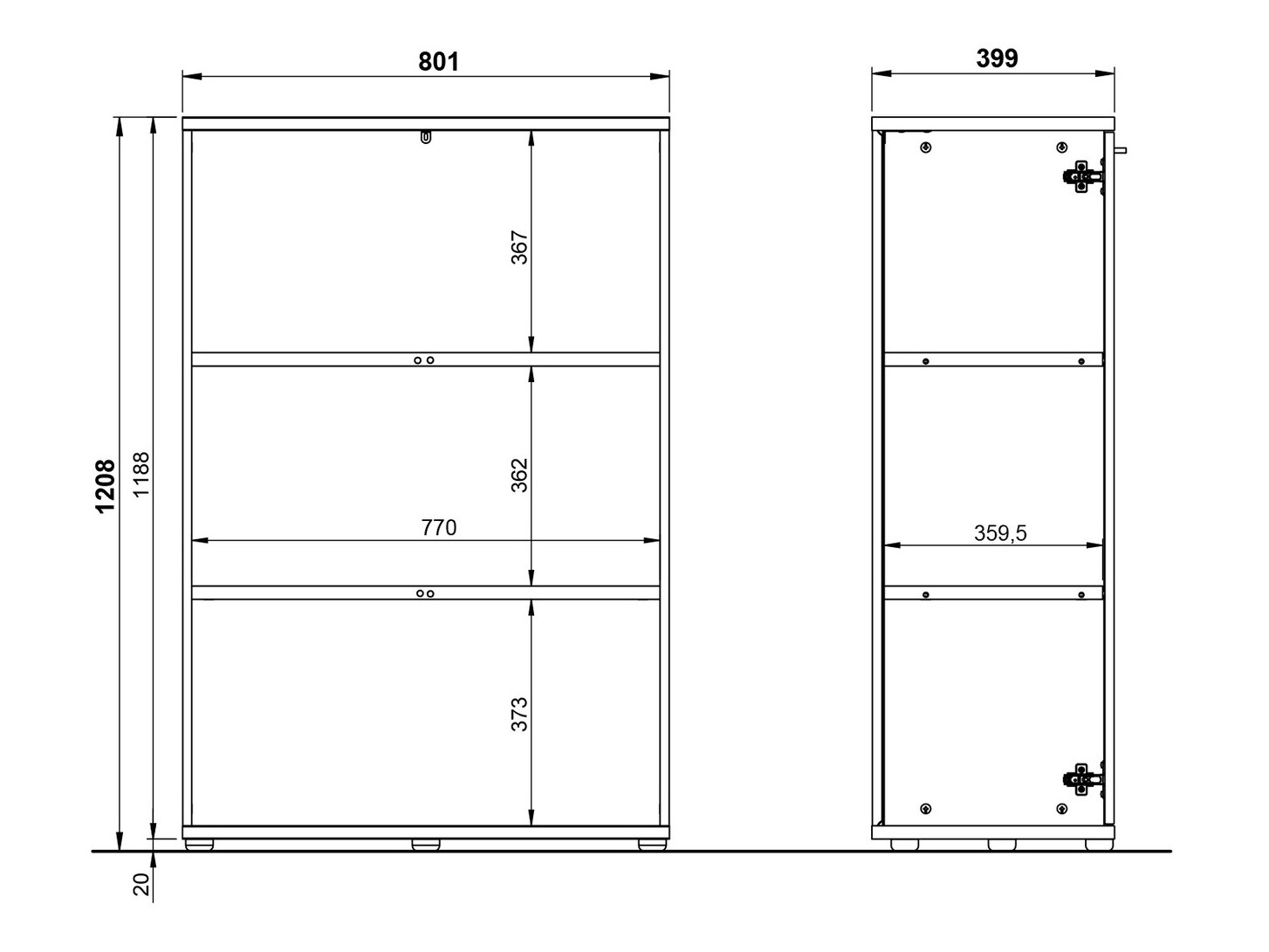 Sideboard Sacramento BR100