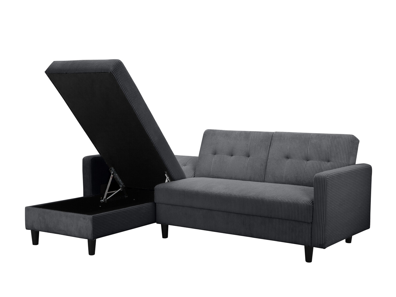 Ecksofa Tulsa 625 (Antracite)