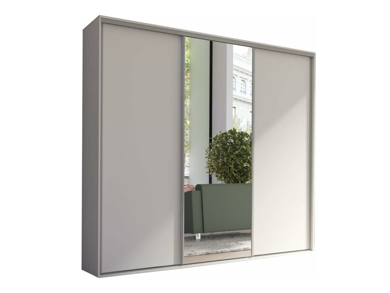 Kleiderschrank Murrieta 181 (Weiss)