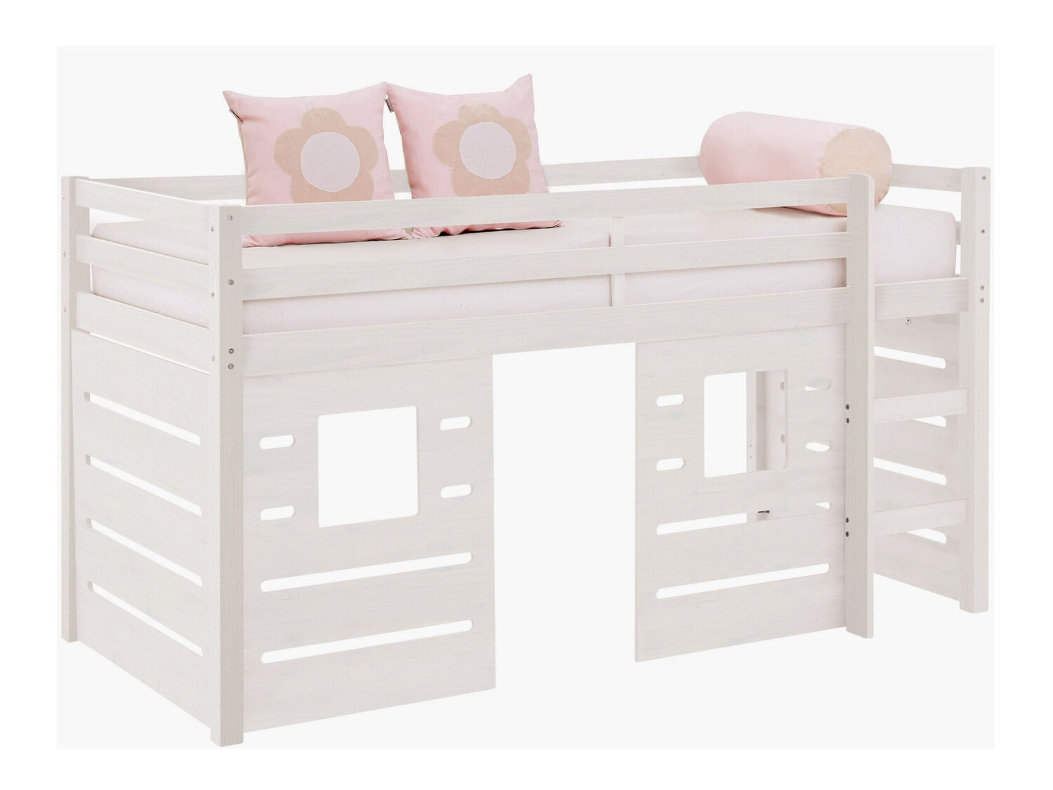 Hohes Bett Ruvfiva 104 (Weiss)