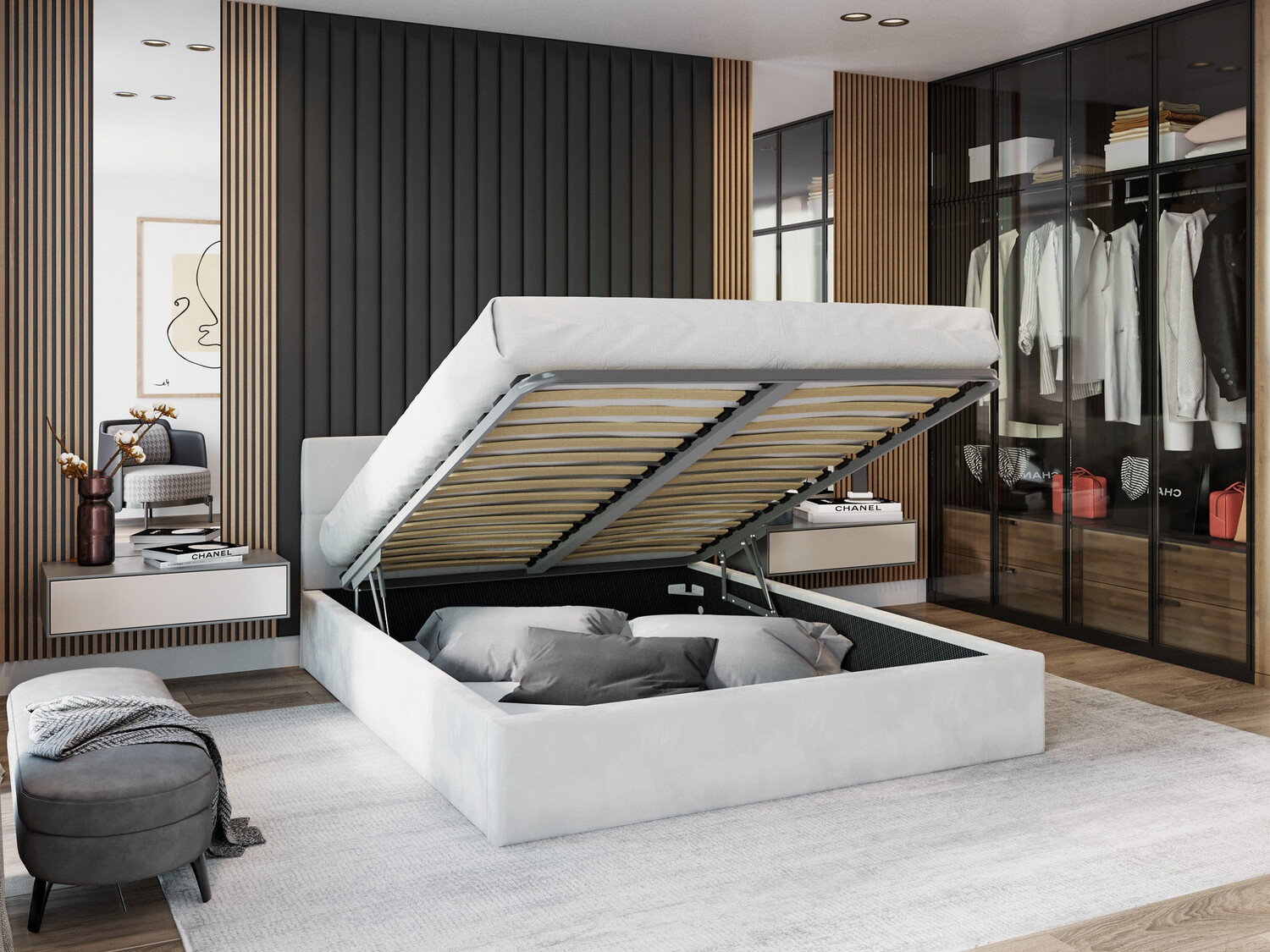 Bett Fairfield 107 (Weiss)