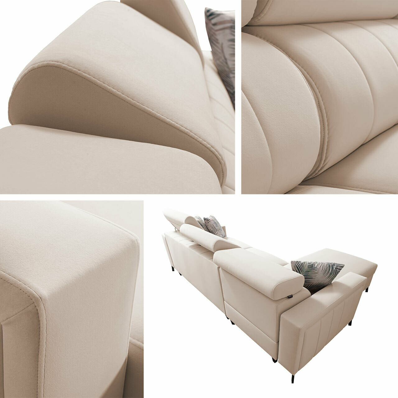 Ecksofa Sarasota 150 (Mono 234 + Botanical 36)